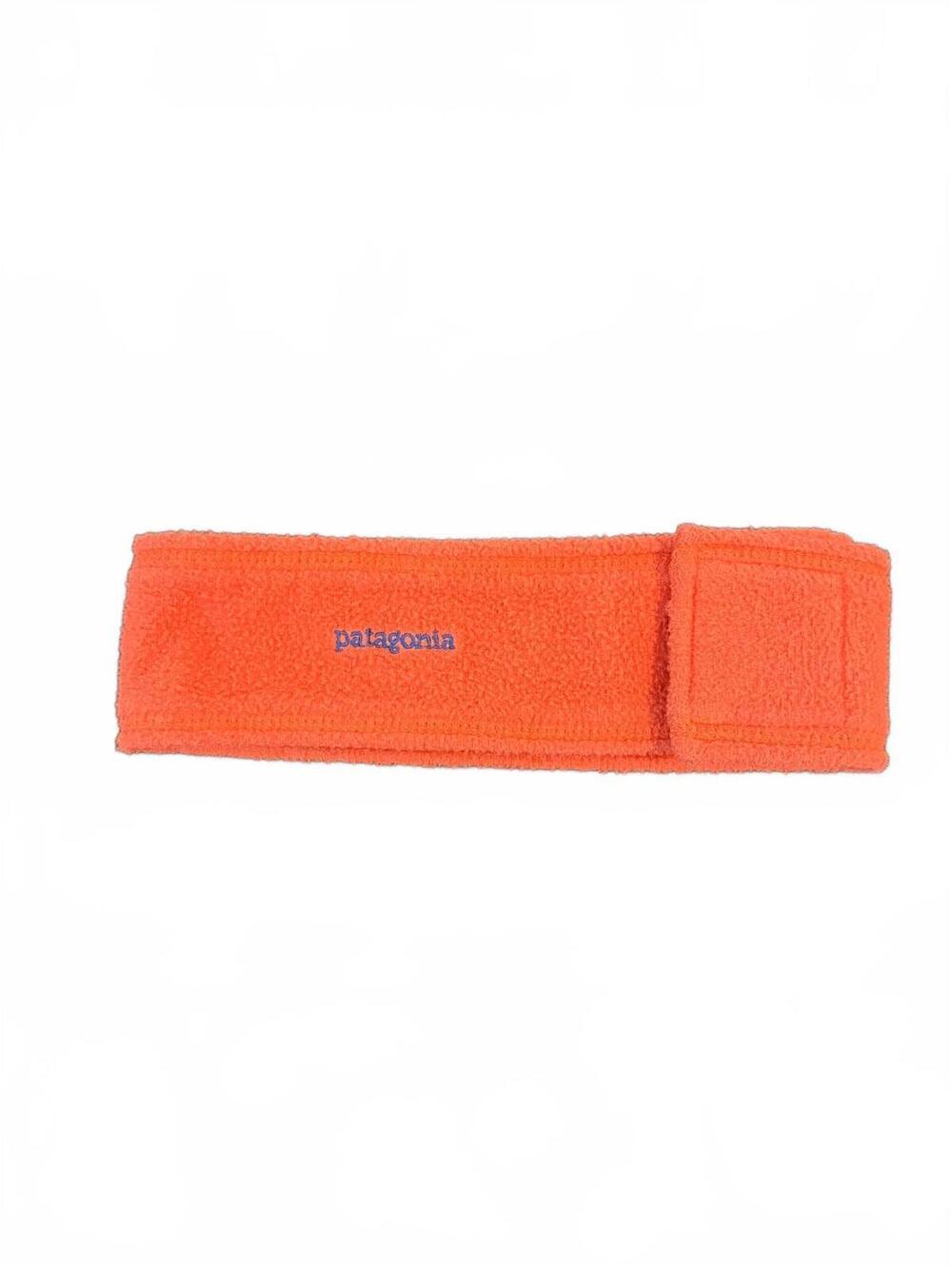 Patagonia Orange fleece head wrap - one size